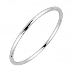 Minimalistický strieborný prsteň krúžok