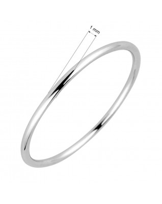 Minimalistický strieborný prsteň krúžok