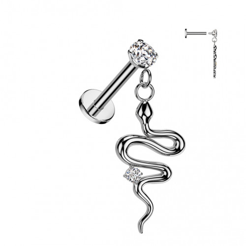 Labreta - piercing do brady s hadom