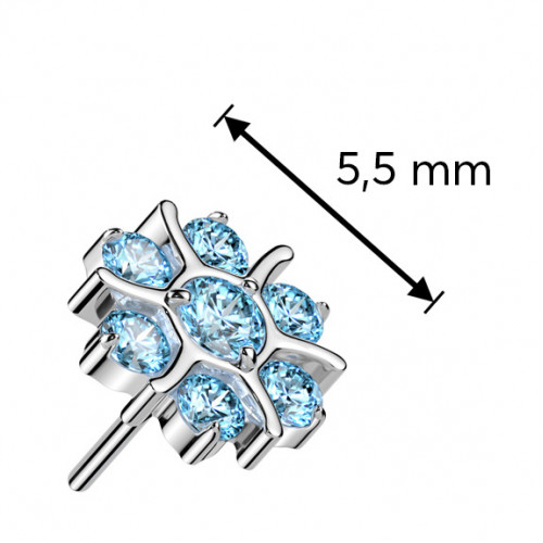 Ozdoba na PUSH IN piercingu TITAN