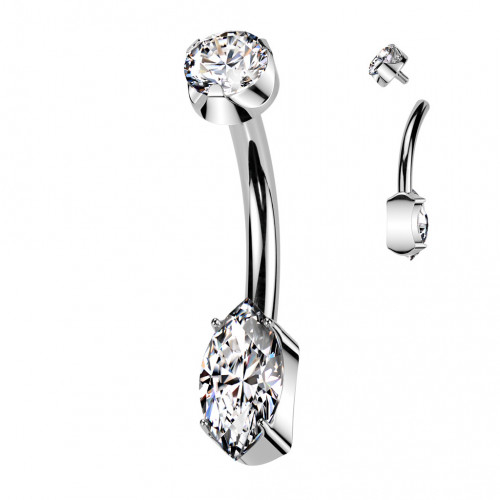 Piercing do pupku - TITAN