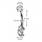 Piercing do pupku - TITAN