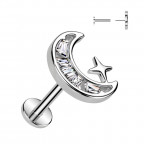 Labreta - PUSH IN piercing do brady