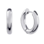 Oceľové náušnice - kruhy 22 mm