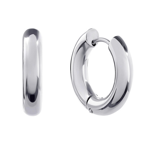 Oceľové náušnice - kruhy 22 mm