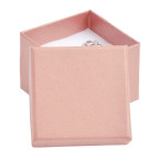 Darčeková krabička na náušnice ružová