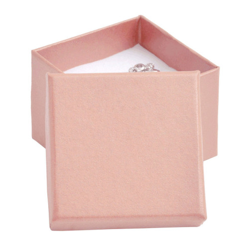 Darčeková krabička na náušnice ružová