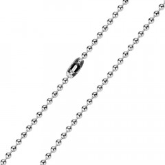 Oceľová retiazka guličková, hr. 2,4 mm