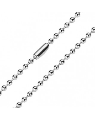 Oceľová retiazka guličková, hr. 5 mm