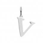 Oceľový prívesok - písmeno - iniciála