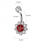 Piercing do pupku - TITAN