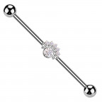 Industrial piercing so zirkónmi