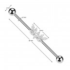 Industrial piercing so zirkónmi