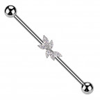 Industrial piercing so zirkónmi