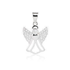 Strieborný prívesok anjelik