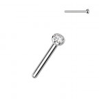 Kamienok k PUSH IN piercing do nosa TITAN