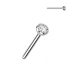 Kamienok k PUSH IN piercing do nosa TITAN
