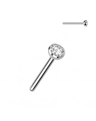 Kamienok k PUSH IN piercing do nosa TITAN