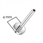 PUSH IN tyčka k labrete TITAN, hr. 1.2mm