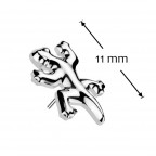 Ozdobná časť k PUSH IN piercingu TITAN, jašterica
