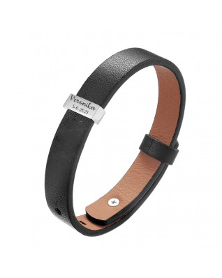 Personalizovaný pánsky kožený náramok