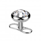 Kompletný microdermal piercing TITAN, 1,6mm