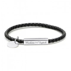 Personalizovaný splietaný náramok pánsky