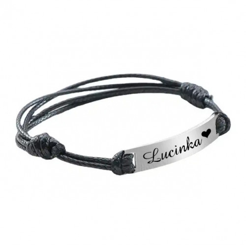 Personalizovaný náramok s doštičkou