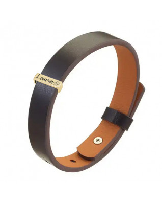 Personalizovaný pánsky kožený náramok