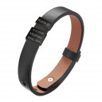 Personalizovaný pánsky kožený náramok