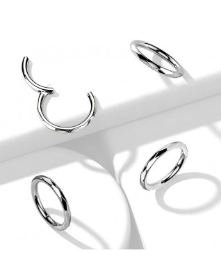 Segment kruh - helix / cartilage / tragus piercing TITAN