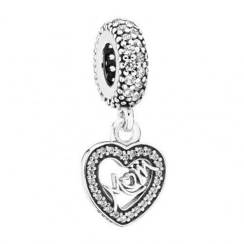 Strieborný prívesok korálik na náramok