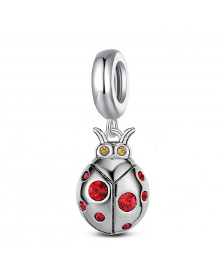 Strieborný prívesok korálik na náramok