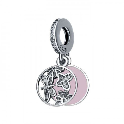 Strieborný prívesok korálik na náramok