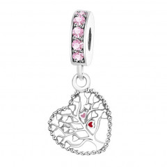 Strieborný prívesok korálik na náramok