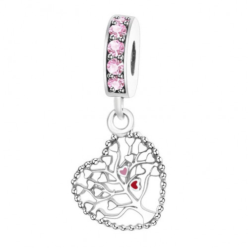 Strieborný prívesok korálik na náramok