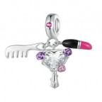 Strieborný prívesok korálik na náramok