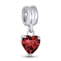 Strieborný prívesok korálik na náramok