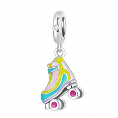 Strieborný prívesok korálik na náramok