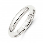 NB101-4 Strieborný snubný prsteň šírka 4 mm