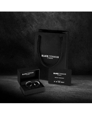 Snubný prsteň BLACK TITANIUM
