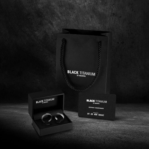 Dámsky snubný prsteň BLACK TITANIUM