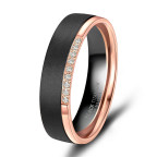 Dámsky snubný prsteň BLACK TITANIUM