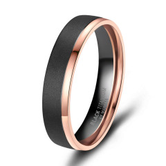 Snubný prsteň BLACK TITANIUM