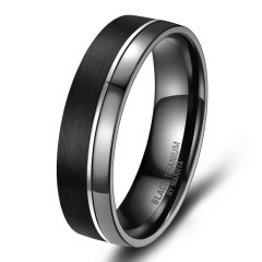 Snubný prsteň BLACK TITANIUM