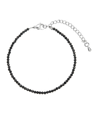 Náramok s pravými black spinel kamene