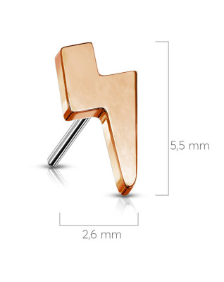 Ozdoba na PUSH IN piercingu TITAN