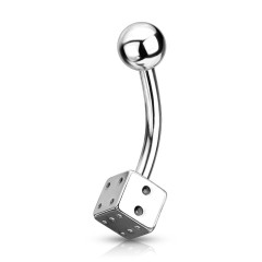 Piercing do pupku - hracia kocka