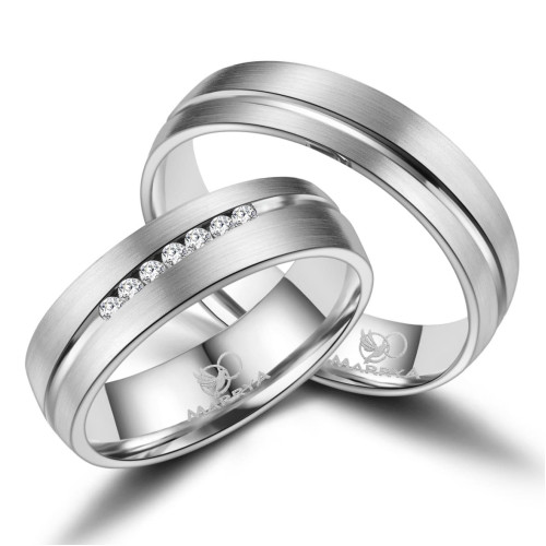 Pánsky snubný prsteň nerezová oceľ