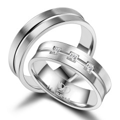 Pánsky snubný prsteň Striebro 925
